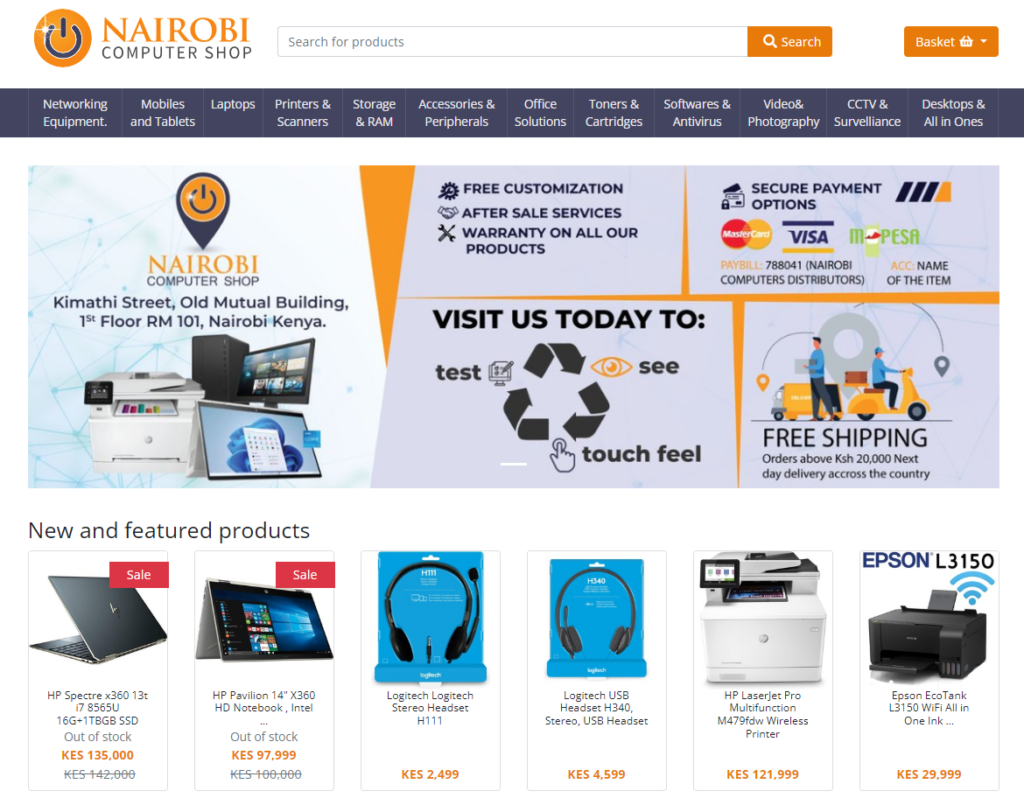 Nairobi Computer Shop dominates the online computer retail space in Kenya. Here's why they're a top choice: