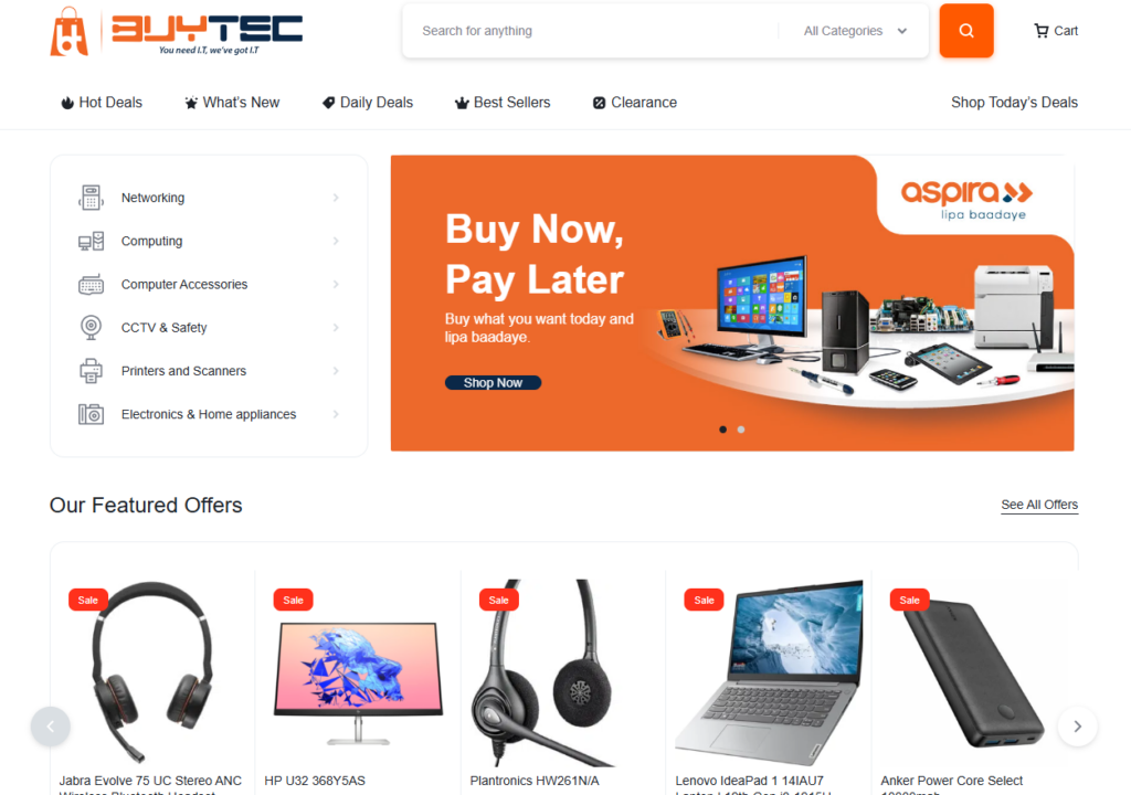 Buytec.co.ke stands out as the leading computer shop in Kenya, offering an extensive selection of products, competitive prices, and exceptional customer service.